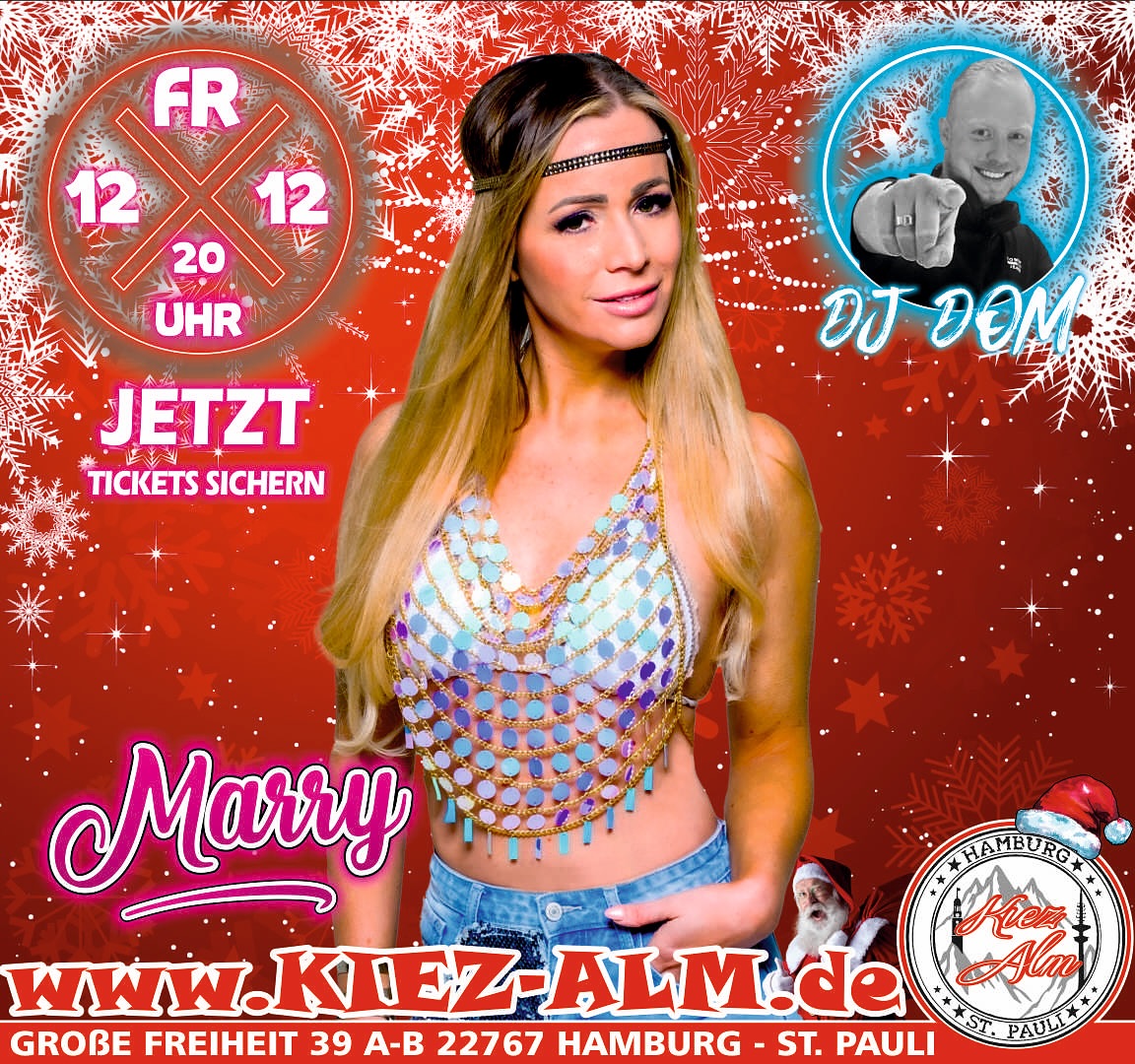 😇 AM FREITAG DEN 12.12 LIVE 🎙️IN DER KIEZ ALM HAMBURG @marry_offiziell 🎄SICHERT EUCH JETZT DAS GOLDENE TICKET AUF UNSERER WEBSEITE www.KIEZ-ALM.de UM GARANTIERTEN EINLASS ZU HABEN 🎫
@milkauluemmel wird alles geben um Euch zu Unterhalten und gemeinsam die Alm zum WACKELN bringen !
Wir freuen uns auf Dich!
WIR SIND PARTY ❗️
KOMM IN DEINEN #lieblingsclub
#kiezalmhamburg #kiezalm #großefreiheit #reeperbahnhamburg #kiez #hamburg #wirsindparty #hamburgerkiez #saufisaufi #ballermannparty #wirsindmalle #wirsindparty #malle #mallorcaparty #mallorcapartysdeutschland #abfahrt #hamburgmeineperle #partybiszumabwinken #sangria #mallefieber #party #partyhard #abriss #saufisaufi #moinmoin #bierkönig #partyhamburg