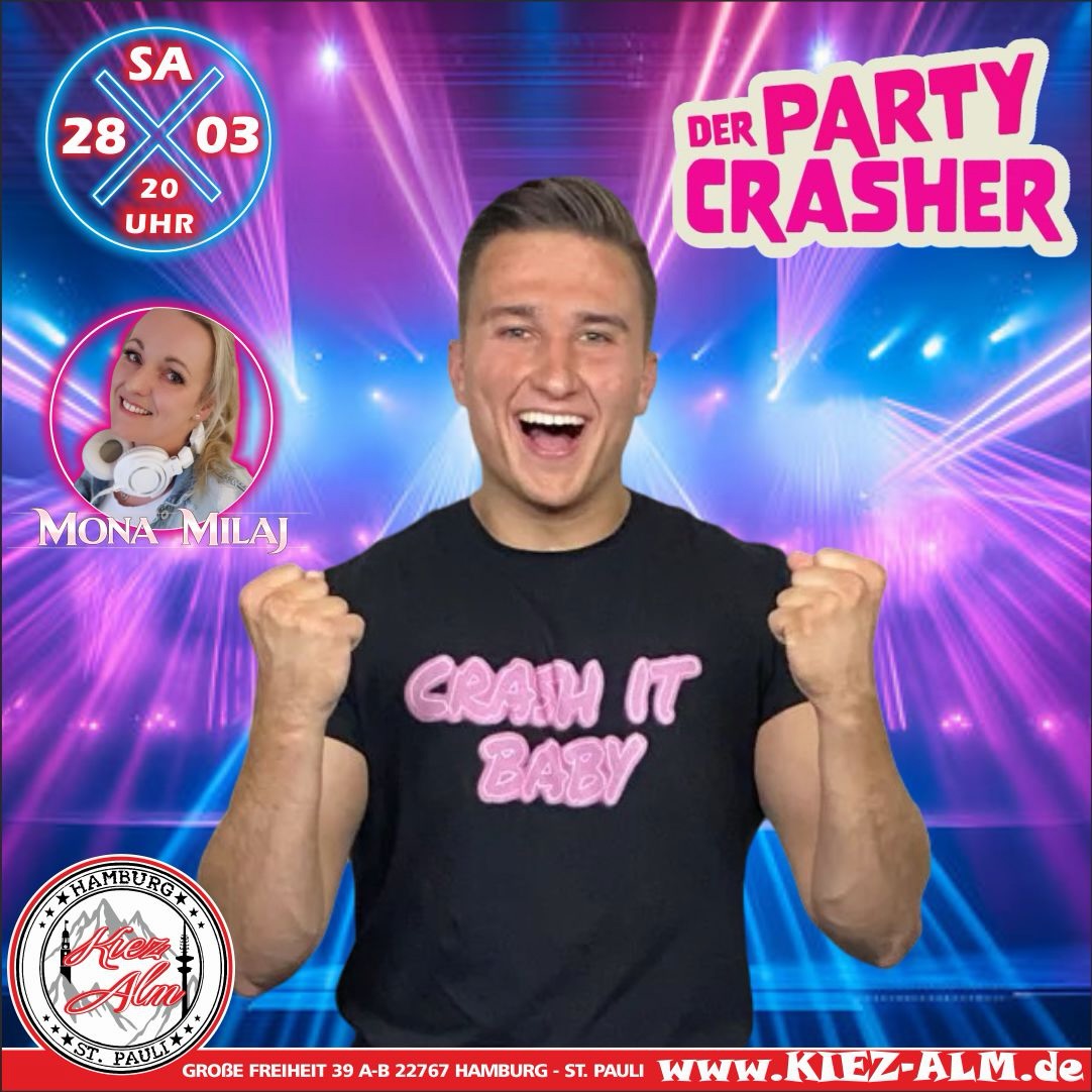 🤩 @partycrasher_offiziell AM SAMSTAG DEN 28.03 LIVE 🎙️IN DER KIEZ ALM HAMBURG 🚀
@mona_milaj wird alles geben um Euch zu Unterhalten und gemeinsam die Alm zum WACKELN bringen !
Wir freuen uns auf Dich!
WIR SIND PARTY ❗️
KOMM IN DEINEN #lieblingsclub
#kiezalmhamburg #kiezalm #großefreiheit #reeperbahnhamburg