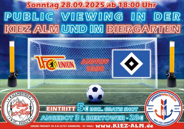 Public Viewing Union Berlin HSV