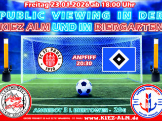 Public Viewing: St. Pauli gegen HSV